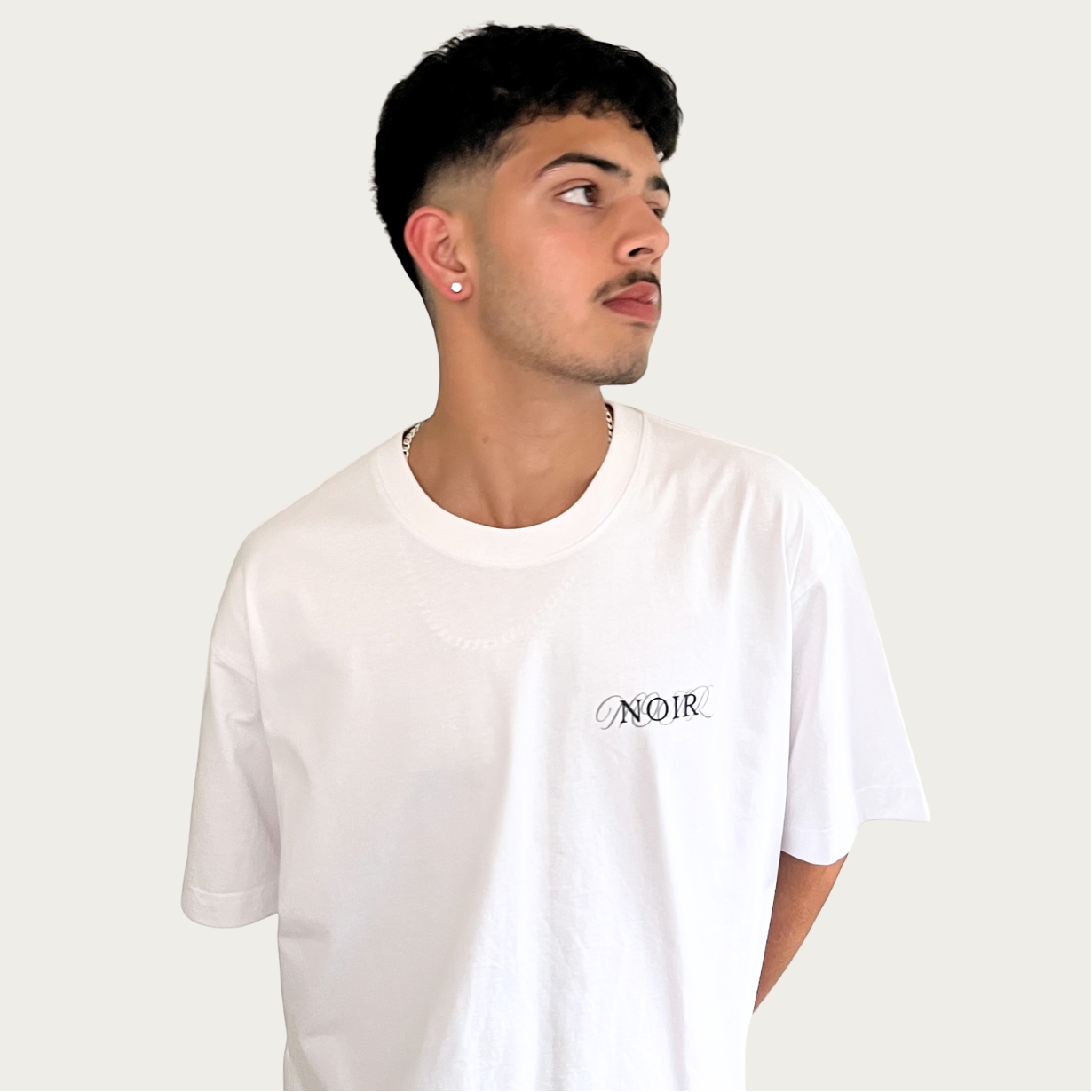 Obsidian Tee - Grey Accent